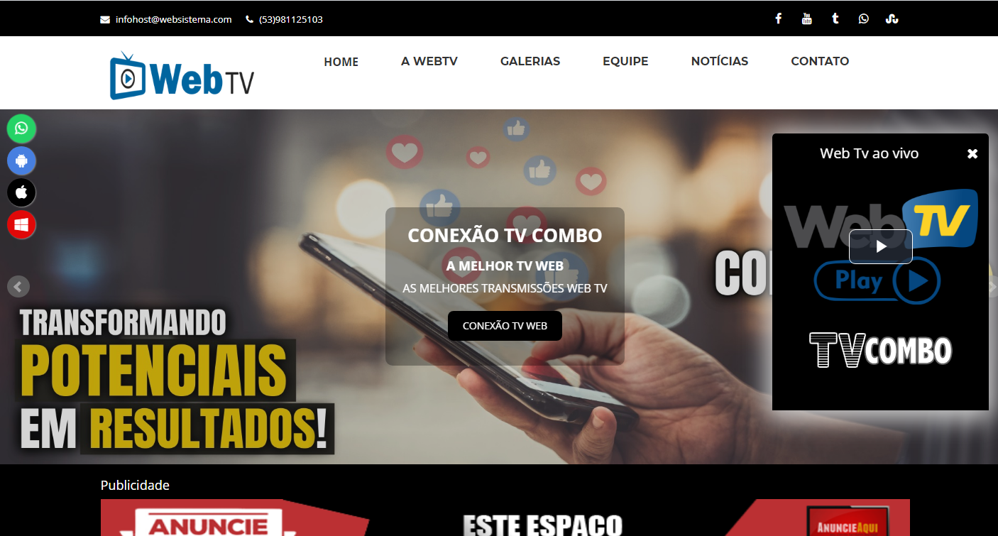 Site Web Tv 1