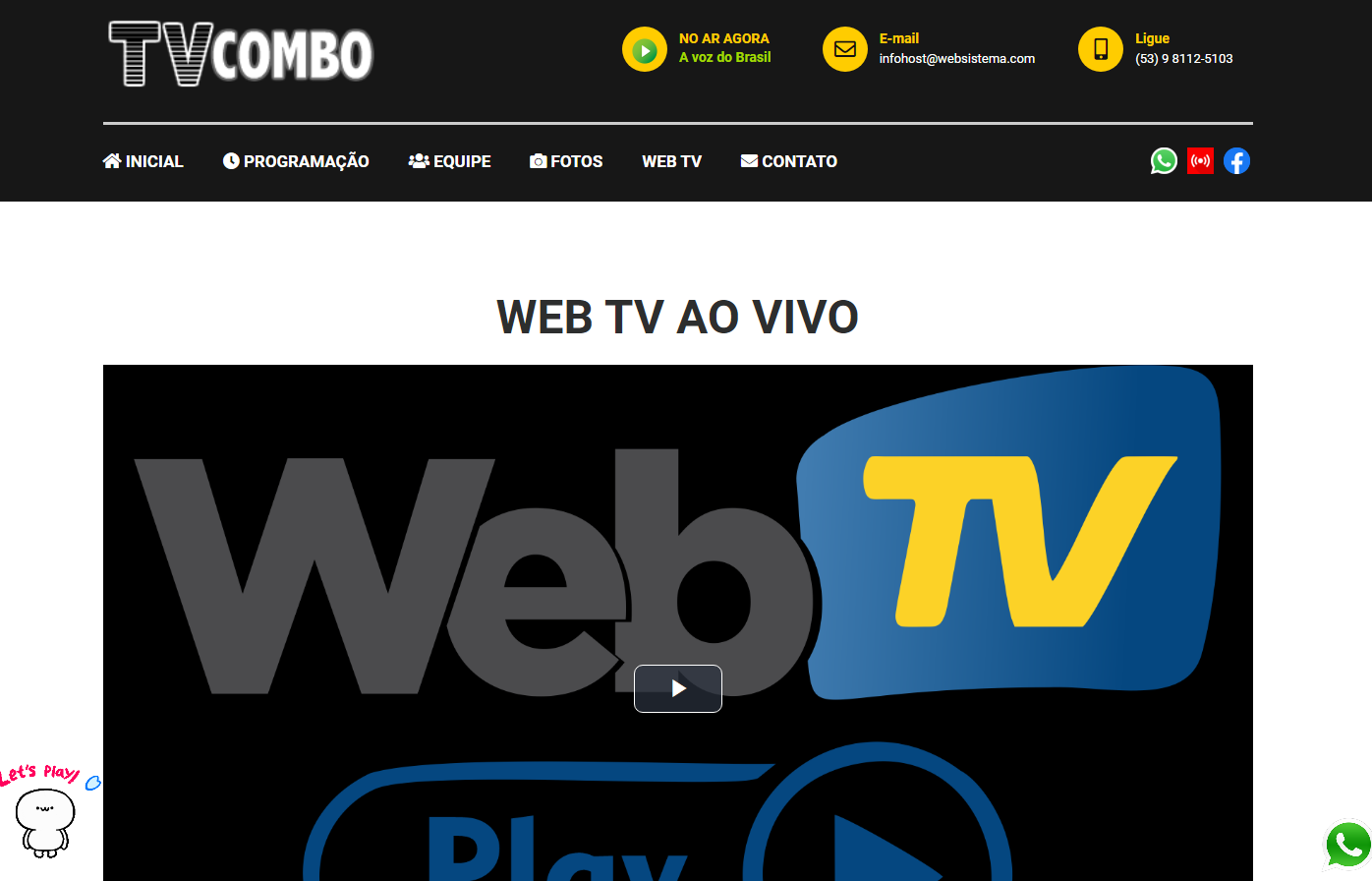 Site Web Tv 2